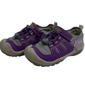 KEEN Girls Sz 10 Newport H2 Shoes Sandals Water Hiking Blue Water Camping